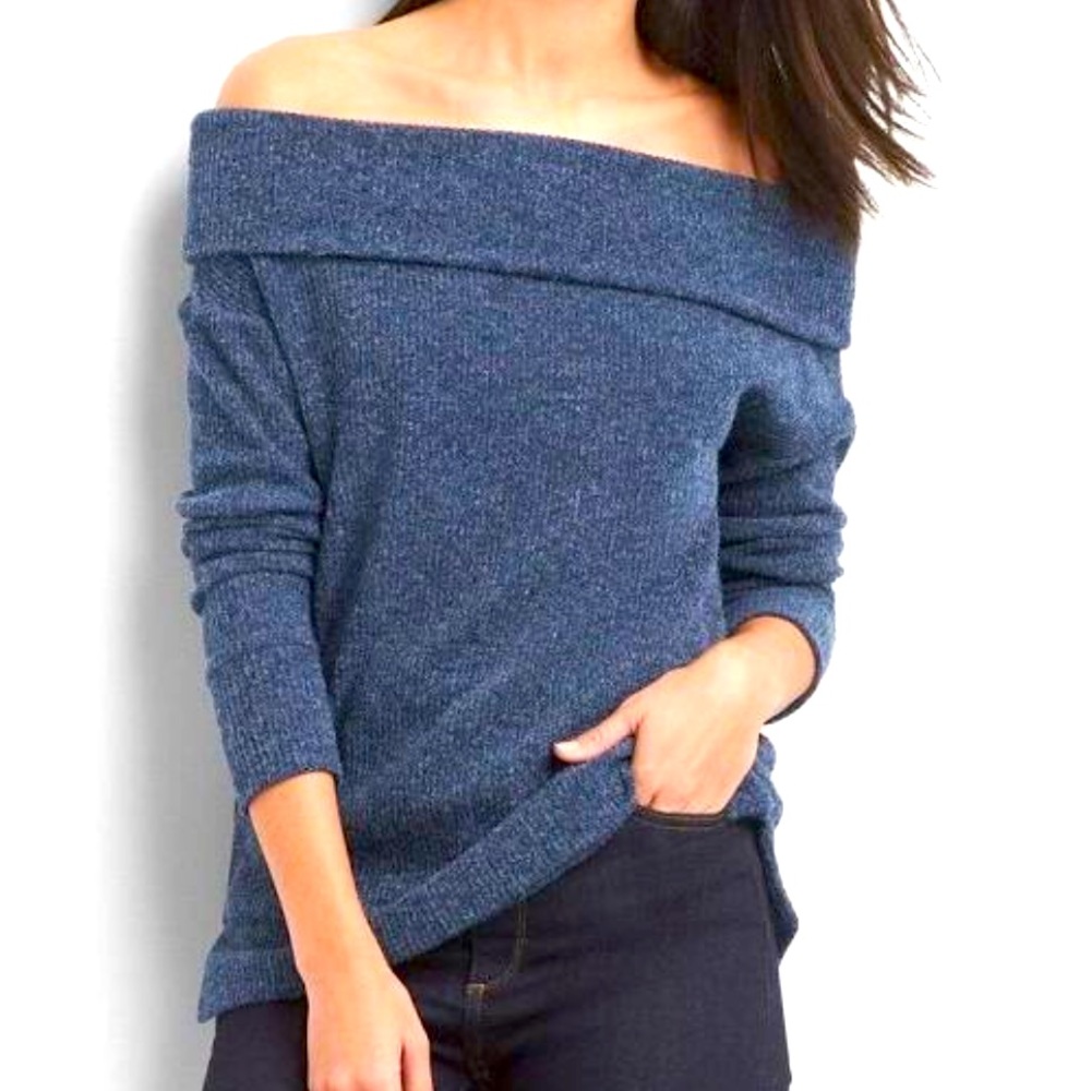 Pink Express Off-the-Shoulder Sweater